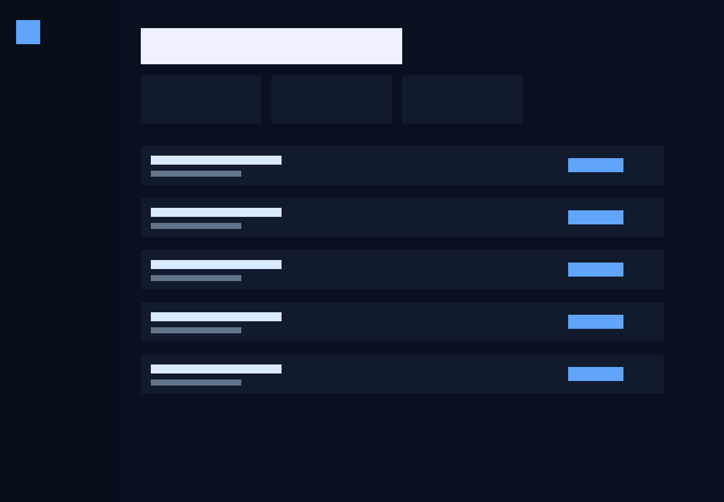StackTest local dashboard showing run history with status filters